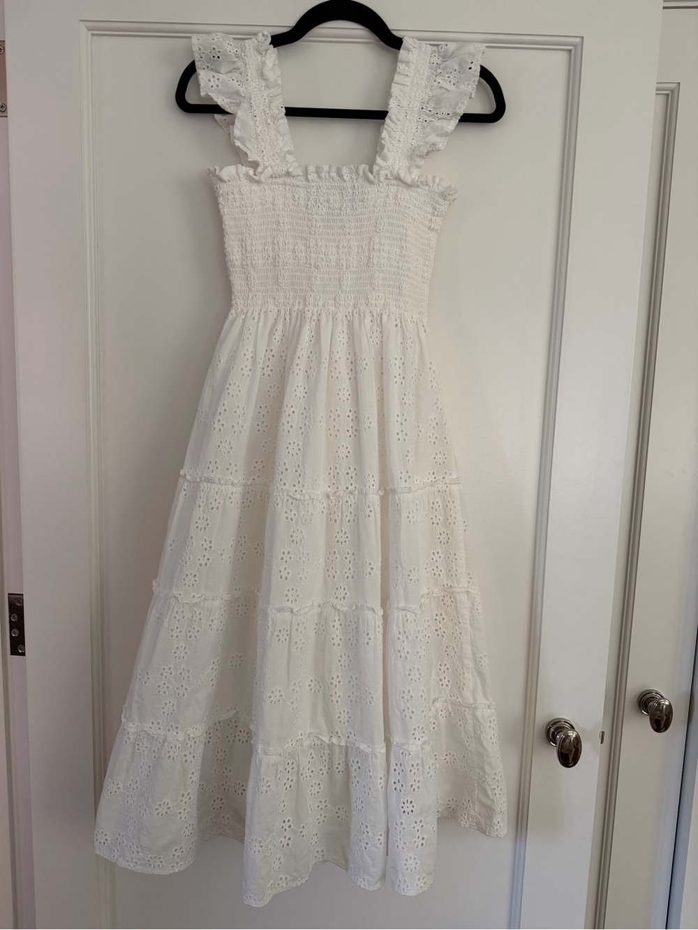 Hill House White Eyelet Nap Dress - Picture 4 of 5